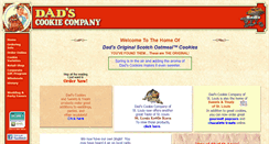Desktop Screenshot of dadscookies.com